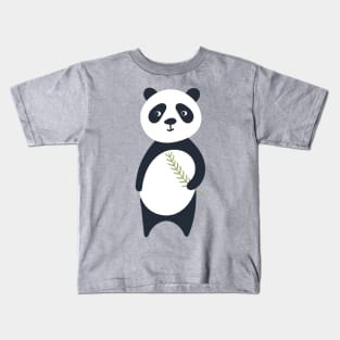 Bamboo Panda Bear Kids T-Shirt